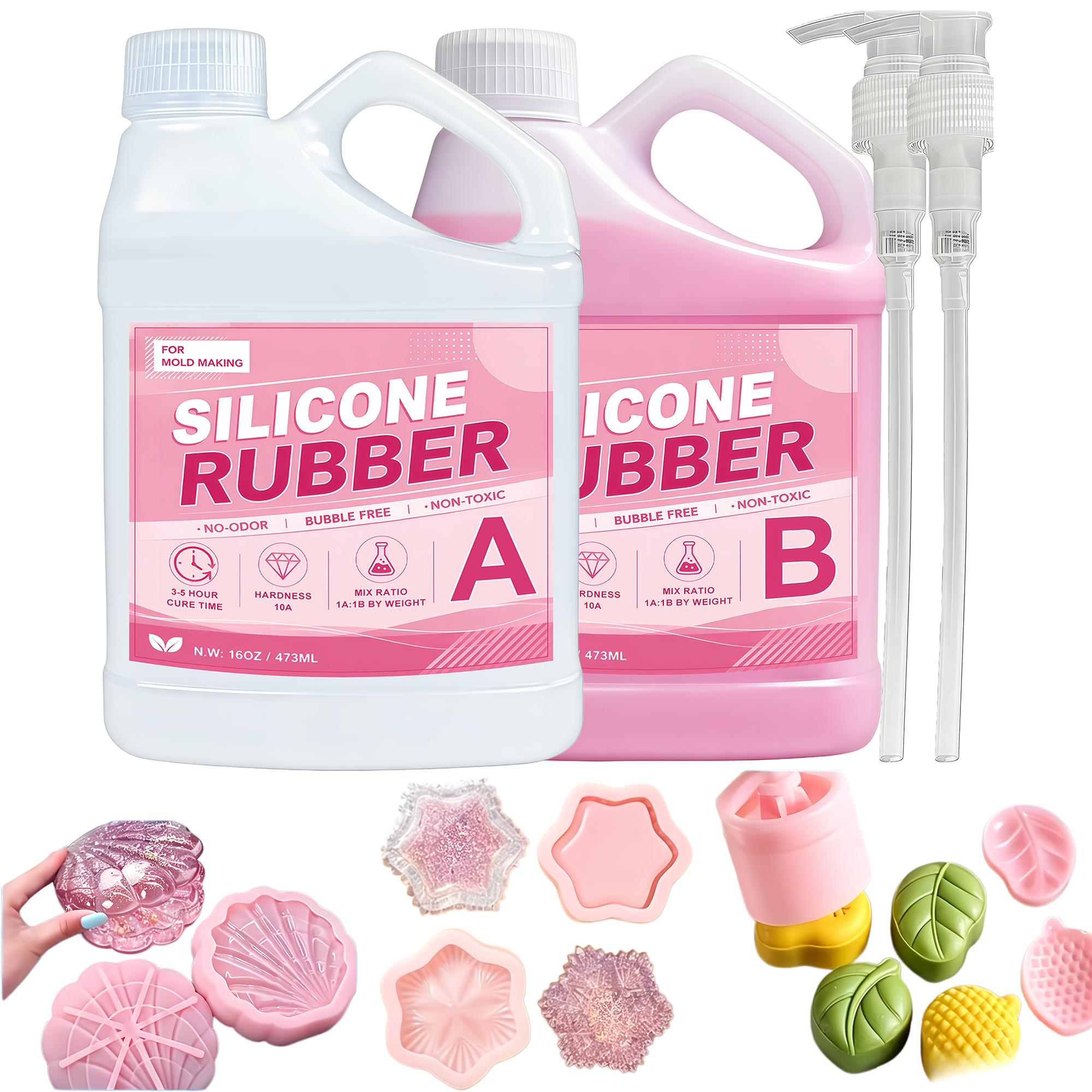 Soap Making Essentials - Liquid Silicone Rubber-Performance Making Kit, Fast
