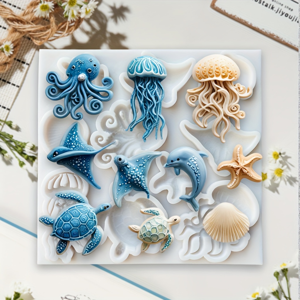 Sea Animal Silicone Mold Octop – Soap Making Lye recenzja i cena