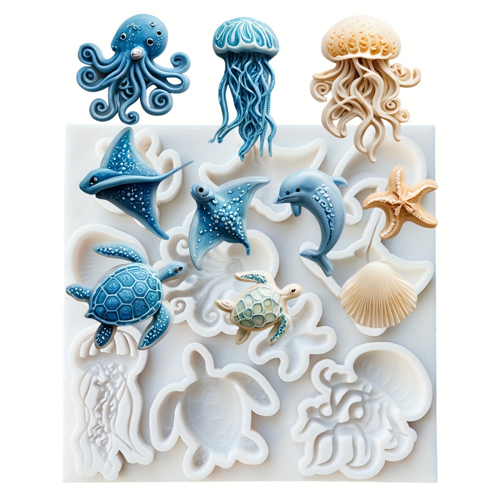 Sea Animal Silicone Mold Octop – Soap Making Lye recenzja i cena