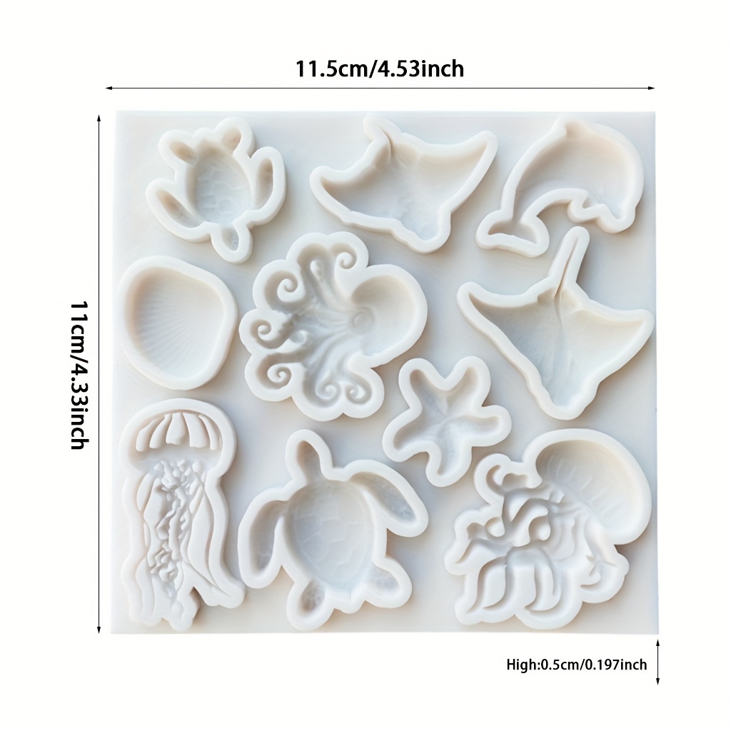 Sea Animal Silicone Mold Octop – Soap Making Lye recenzja i cena