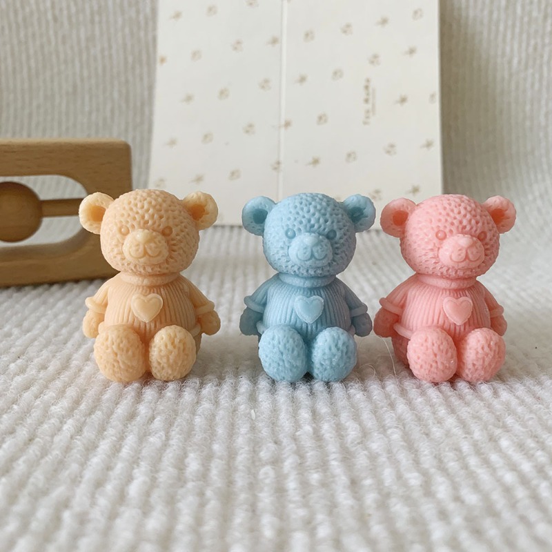 Mini Love Bear Candle Silicone – Soap Making Equipment For Beginners recenzja i cena
