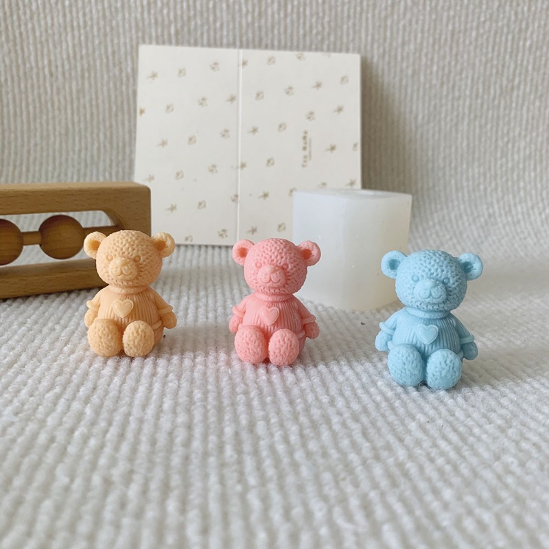 Mini Love Bear Candle Silicone – Soap Making Equipment For Beginners recenzja i cena