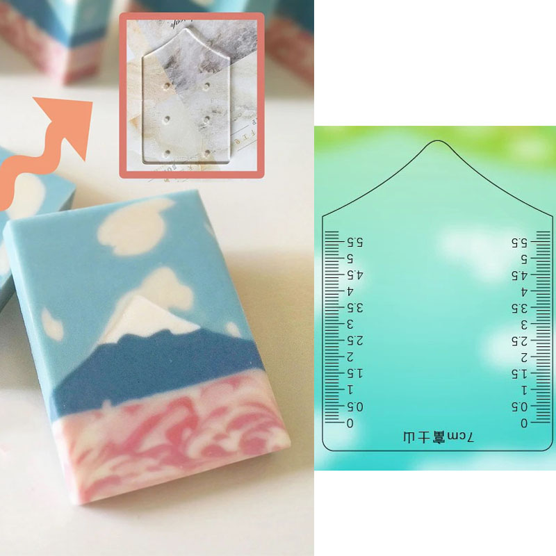Moutain Pattern Scraper Rib So – Soap Making Hobby recenzja i cena