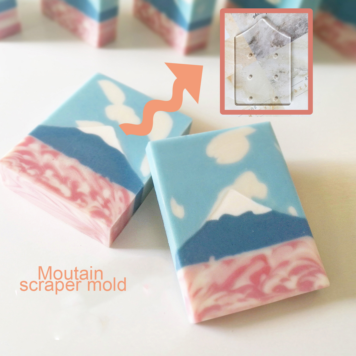 Moutain Pattern Scraper Rib So – Soap Making Hobby recenzja i cena