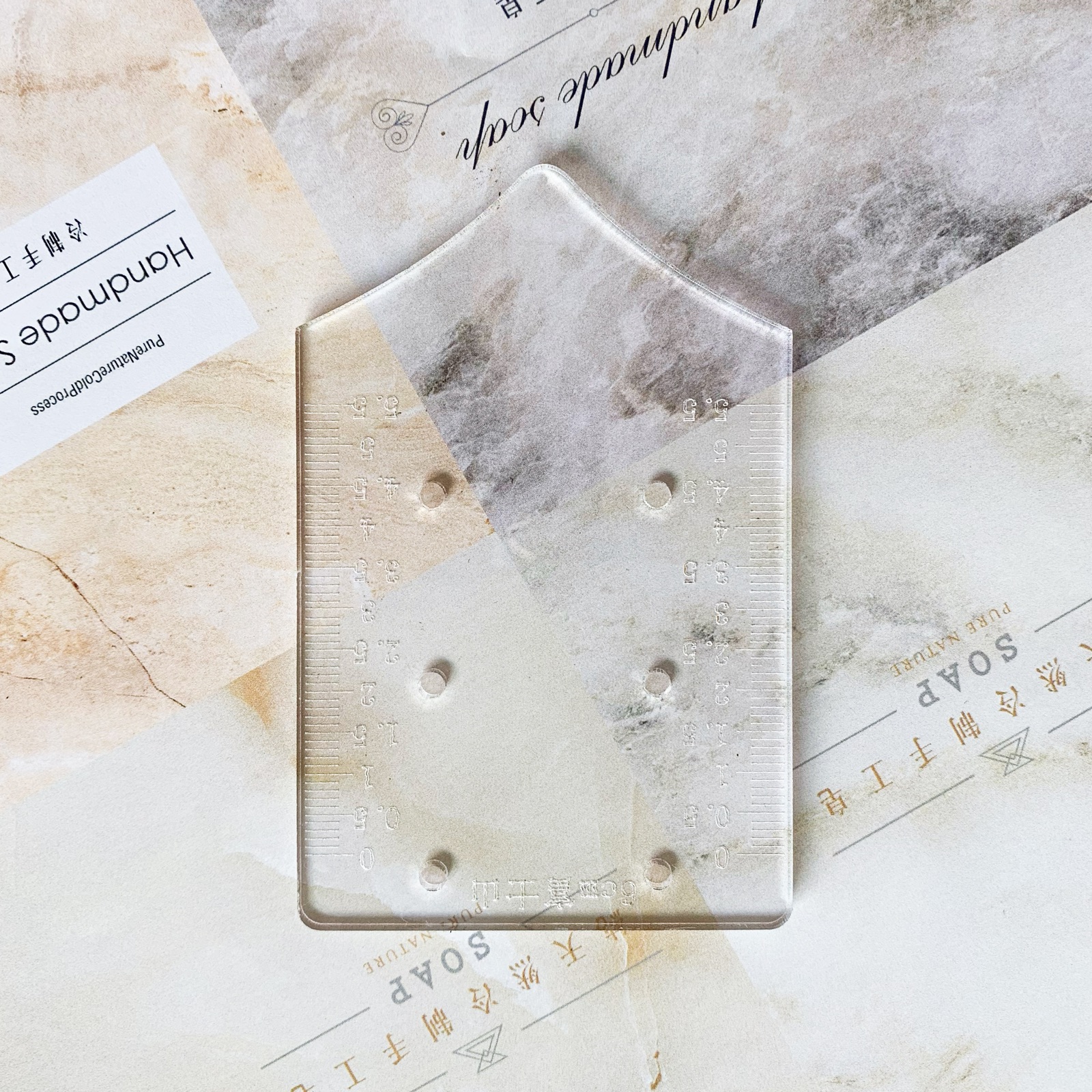 Moutain Pattern Scraper Rib So – Soap Making Hobby recenzja i cena