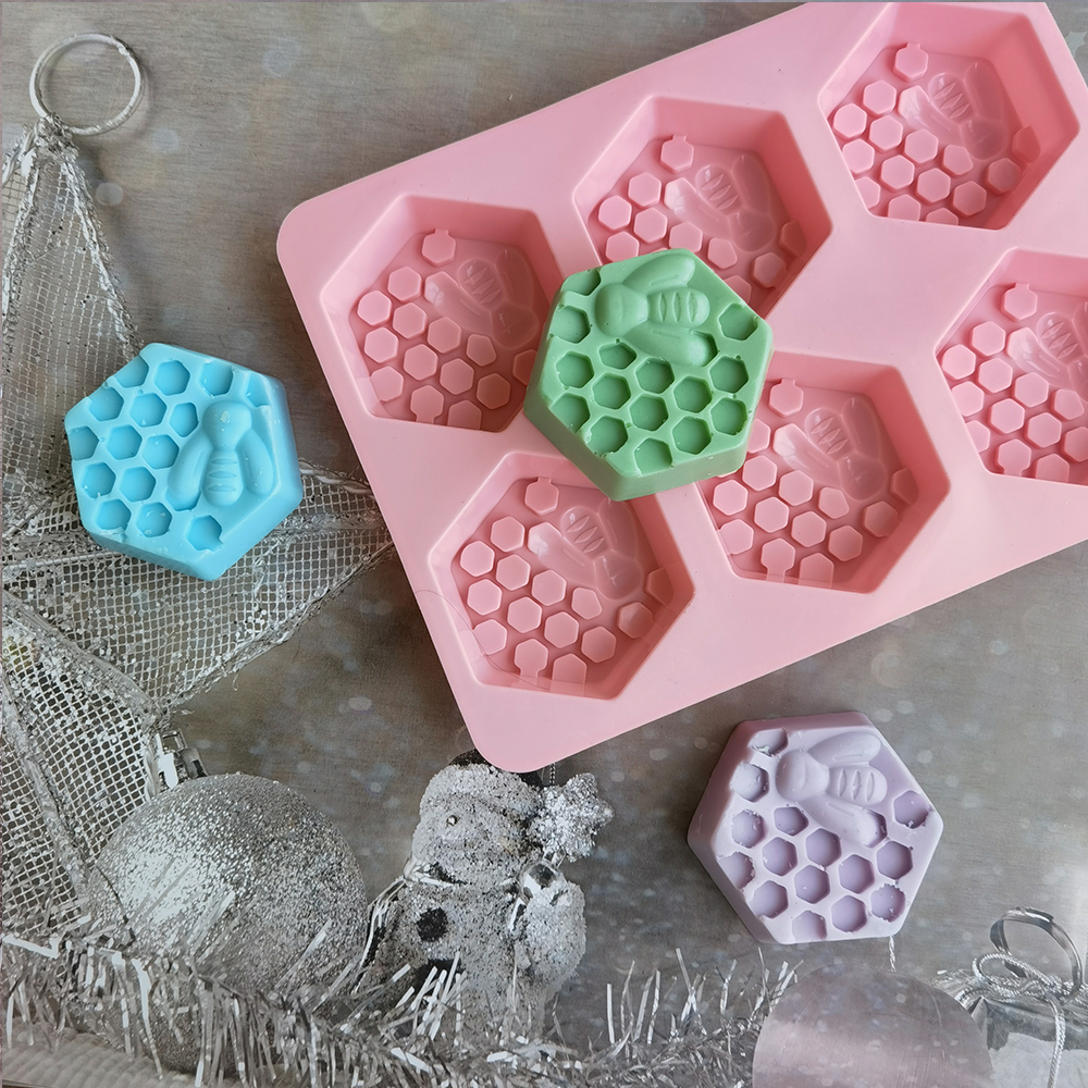 Silicone Hexagonal Bee Soap Mo – Soap Making Essentials recenzja i cena
