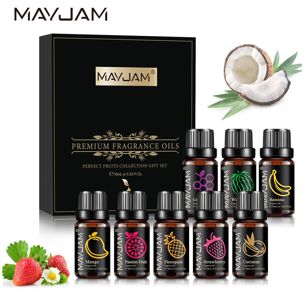 MAYJAM Fragrance Oils Set 8pcs – Soap Making Books recenzja i cena