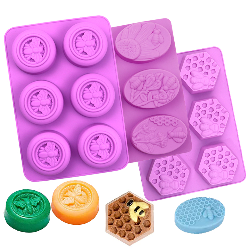 Honeycomb Soap Mold 3D Bumble  – Soap Making Lye recenzja i cena