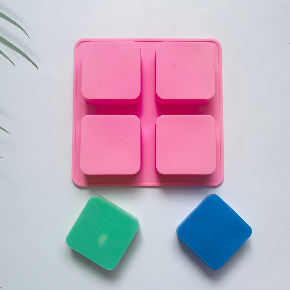 Handmade 4 Holes Square Silico – Soap Making Lye recenzja i cena