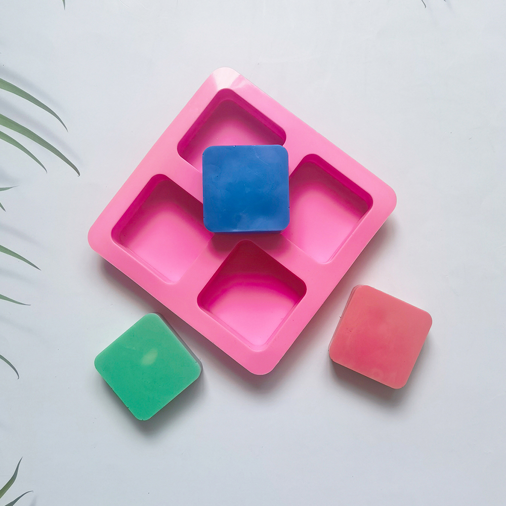Handmade 4 Holes Square Silico – Soap Making Lye recenzja i cena