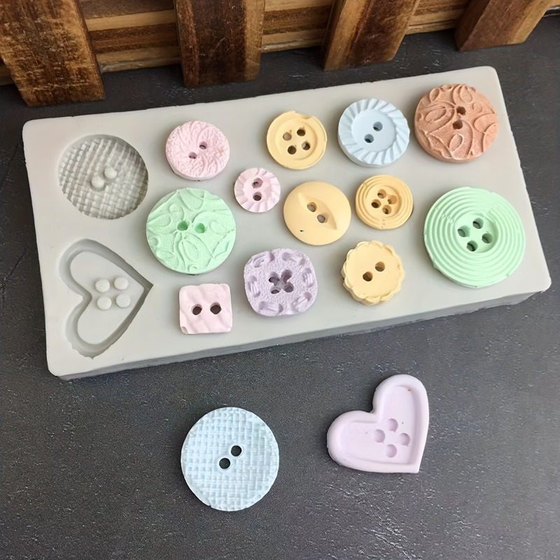 Buttons Shape Silicone Mold Si – Soap Making Workshop recenzja i cena