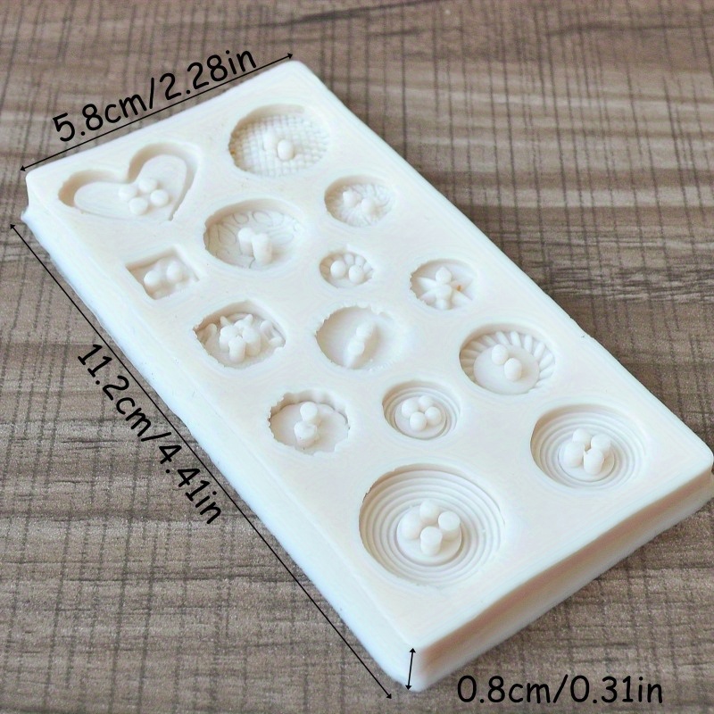 Buttons Shape Silicone Mold Si – Soap Making Workshop recenzja i cena