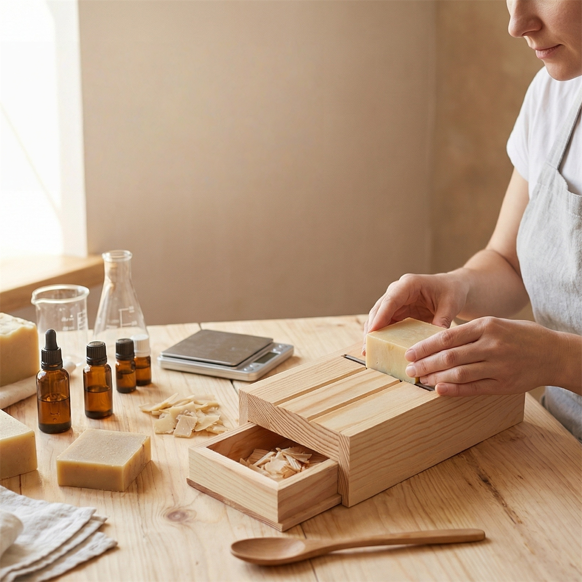 Soap Planer Cutter Drawer Box  – Soap Making Books recenzja i cena