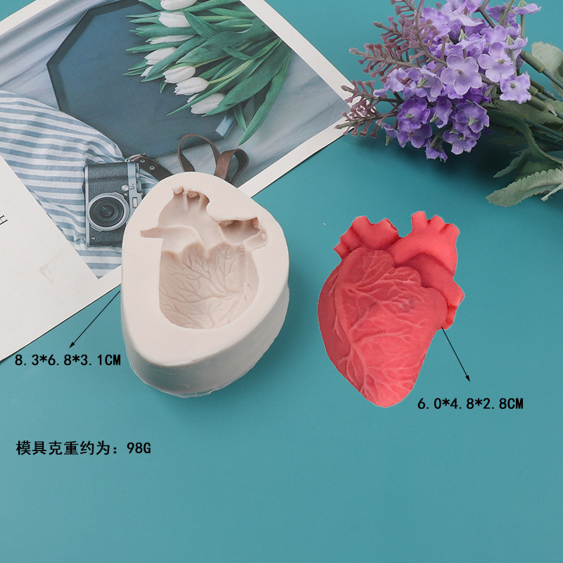DIY Human Heart Silicone Candl – Soap Making Equipment For Beginners recenzja i cena