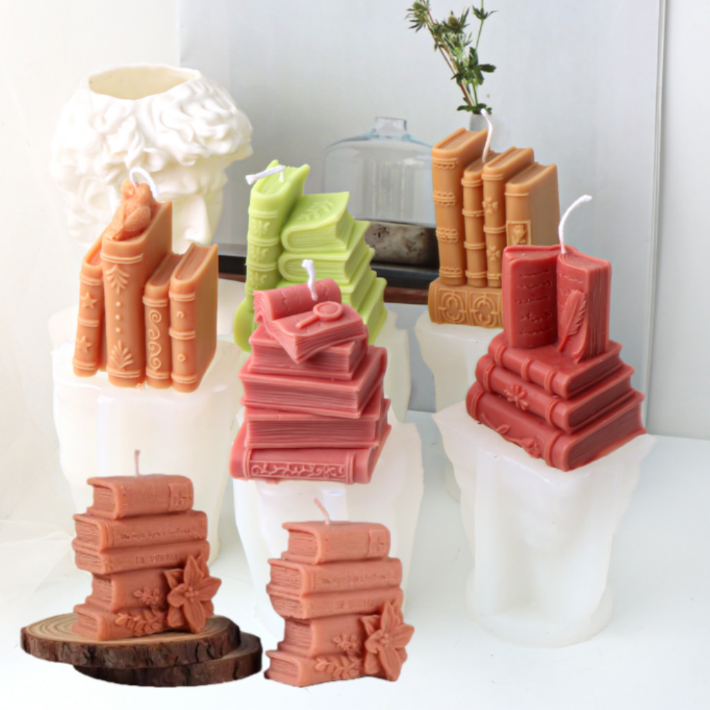 3D Books Silicone Candle Molds – Soap Making Books recenzja i cena