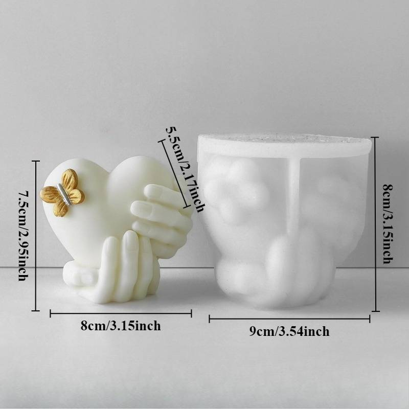 Hand Hold Love Silicone Candle – Soap Making Equipment For Beginners recenzja i cena