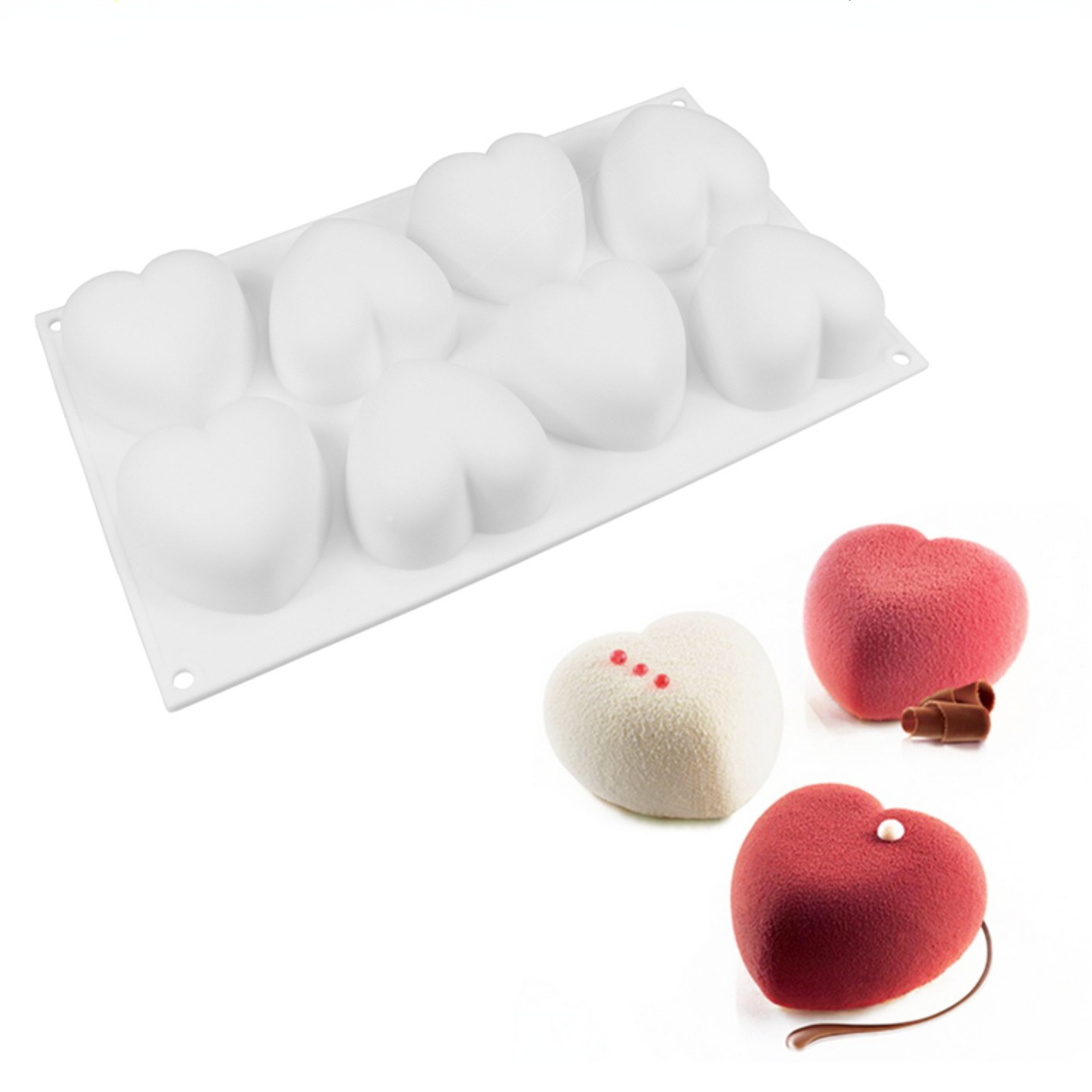 Love Heart Silicone Soap Mold  – Soap Making Essentials recenzja i cena