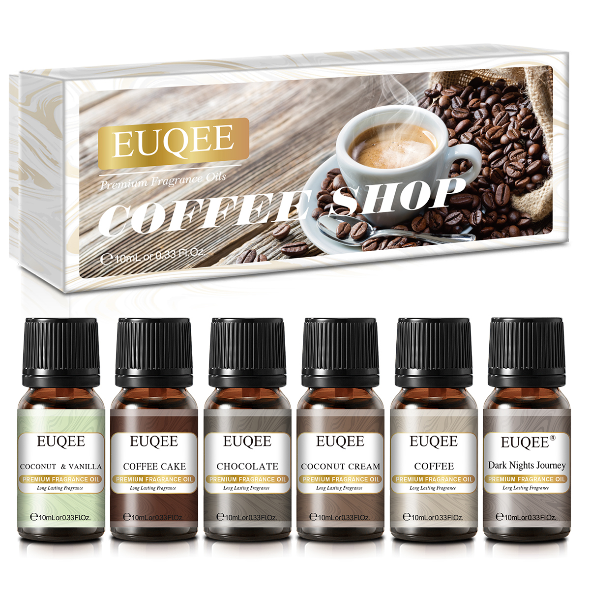 EUQEE 6pcs Fragrance Oils Set  – Soap Making Books recenzja i cena