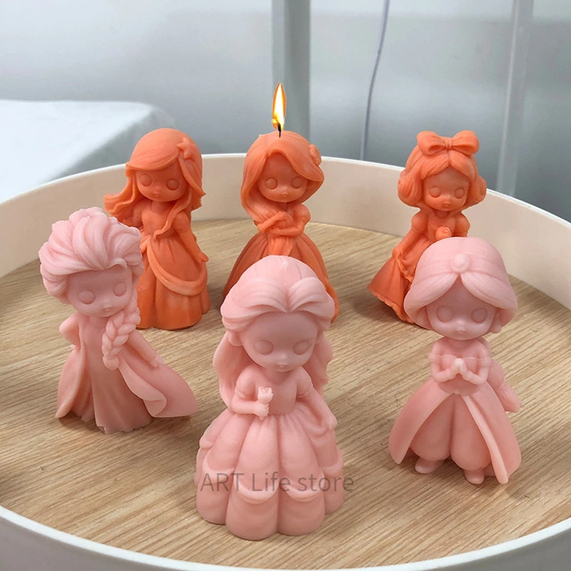 6 Princess Doll Silicone Candl – Soap Making Equipment For Beginners recenzja i cena
