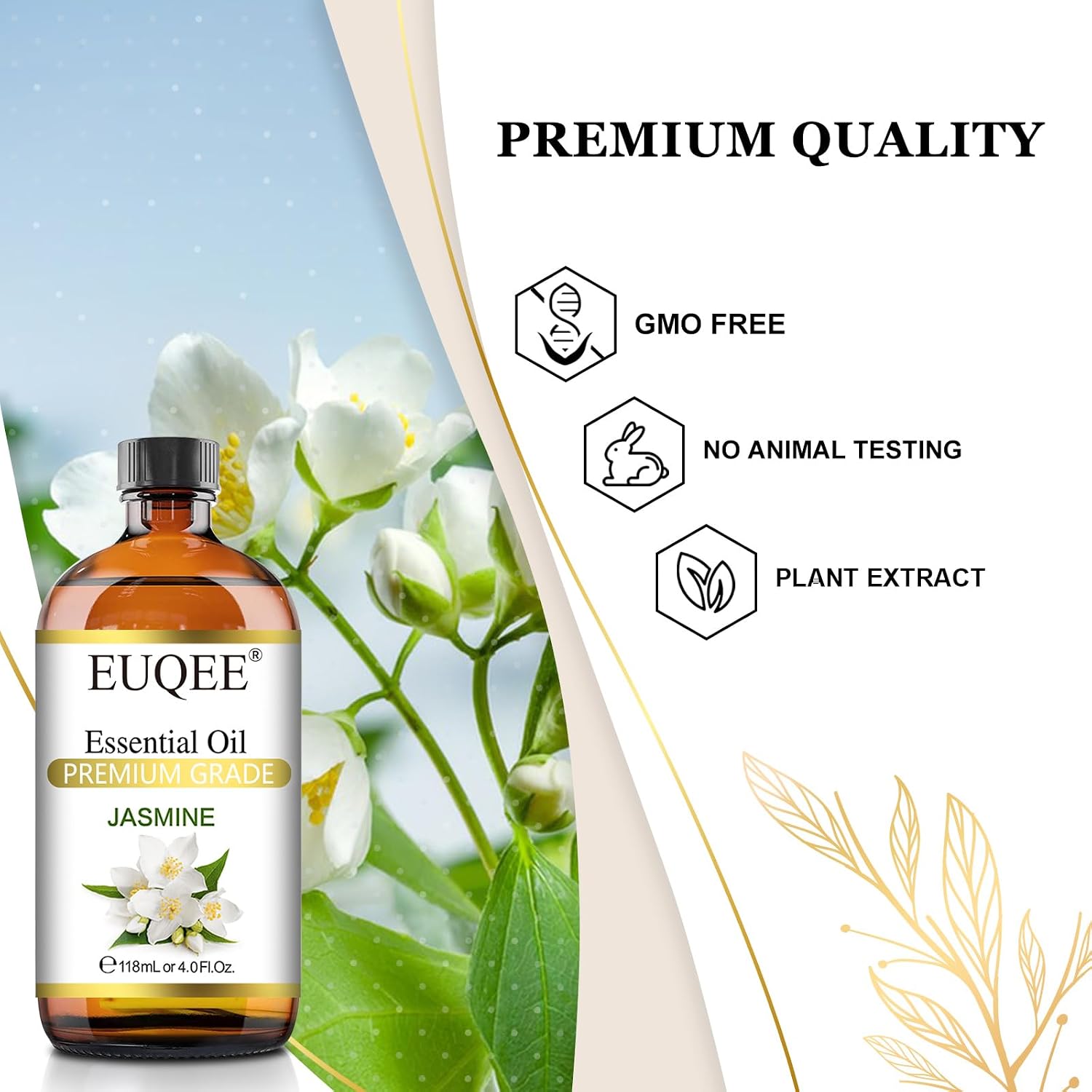 Jasmine Essential Oil 118ml fo – Soap Making Essentials recenzja i cena