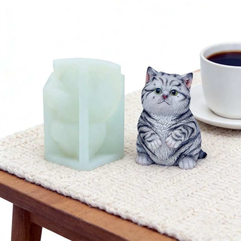 DIY Standing Fat Cat Silicone  – Soap Making Animal Fat recenzja i cena