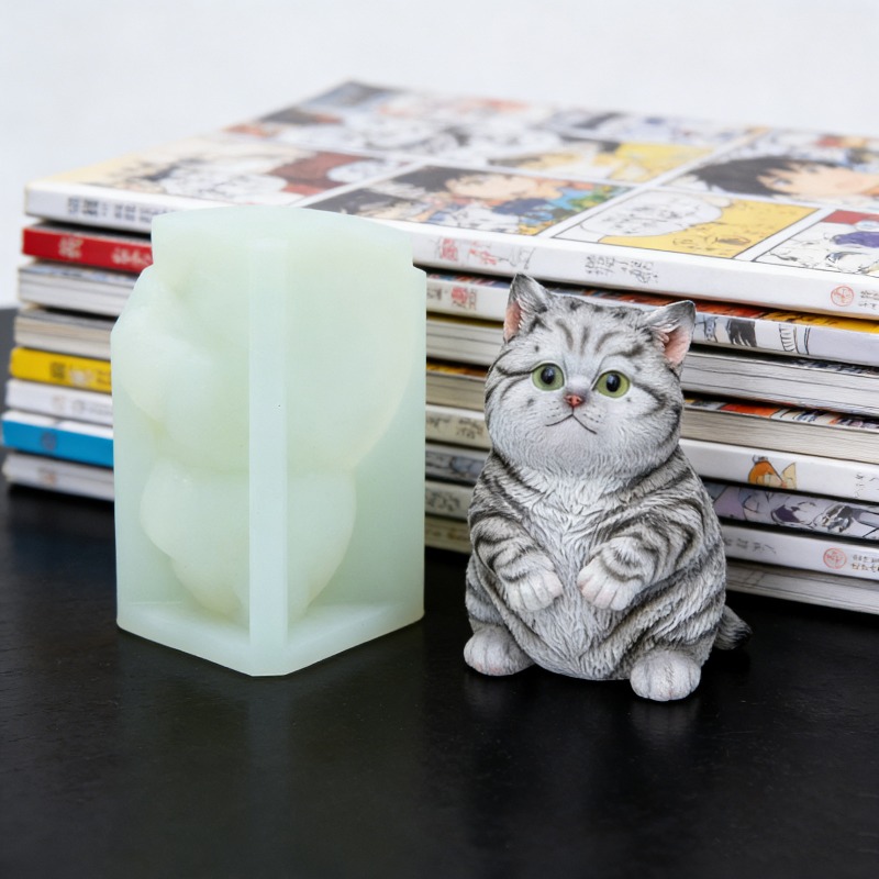 DIY Standing Fat Cat Silicone  – Soap Making Animal Fat recenzja i cena