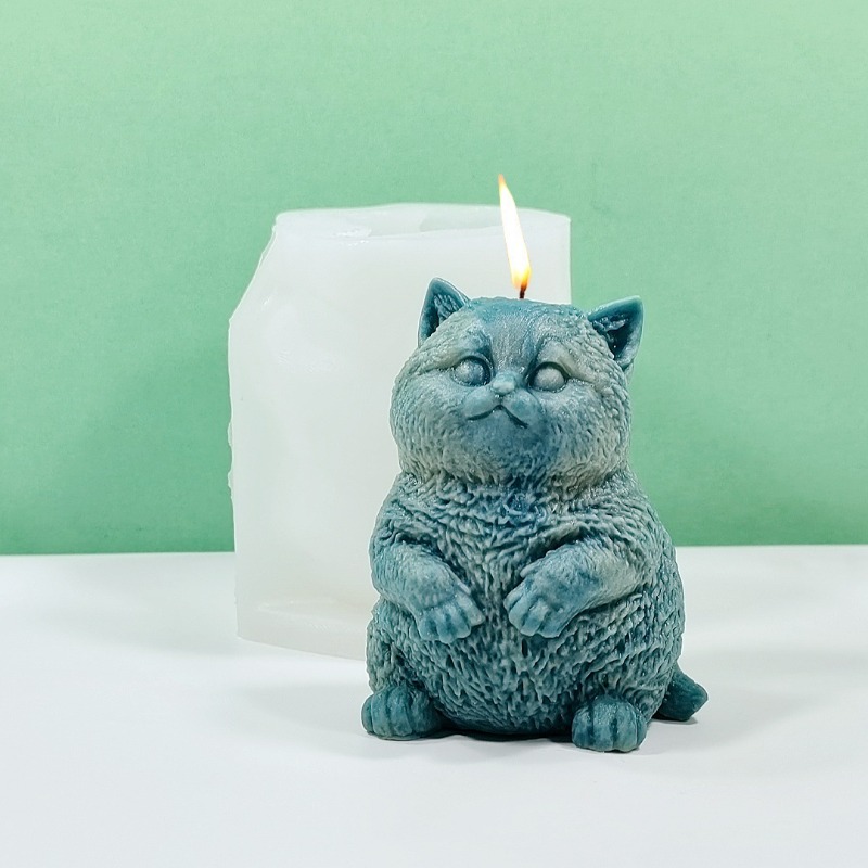 DIY Standing Fat Cat Silicone  – Soap Making Animal Fat recenzja i cena