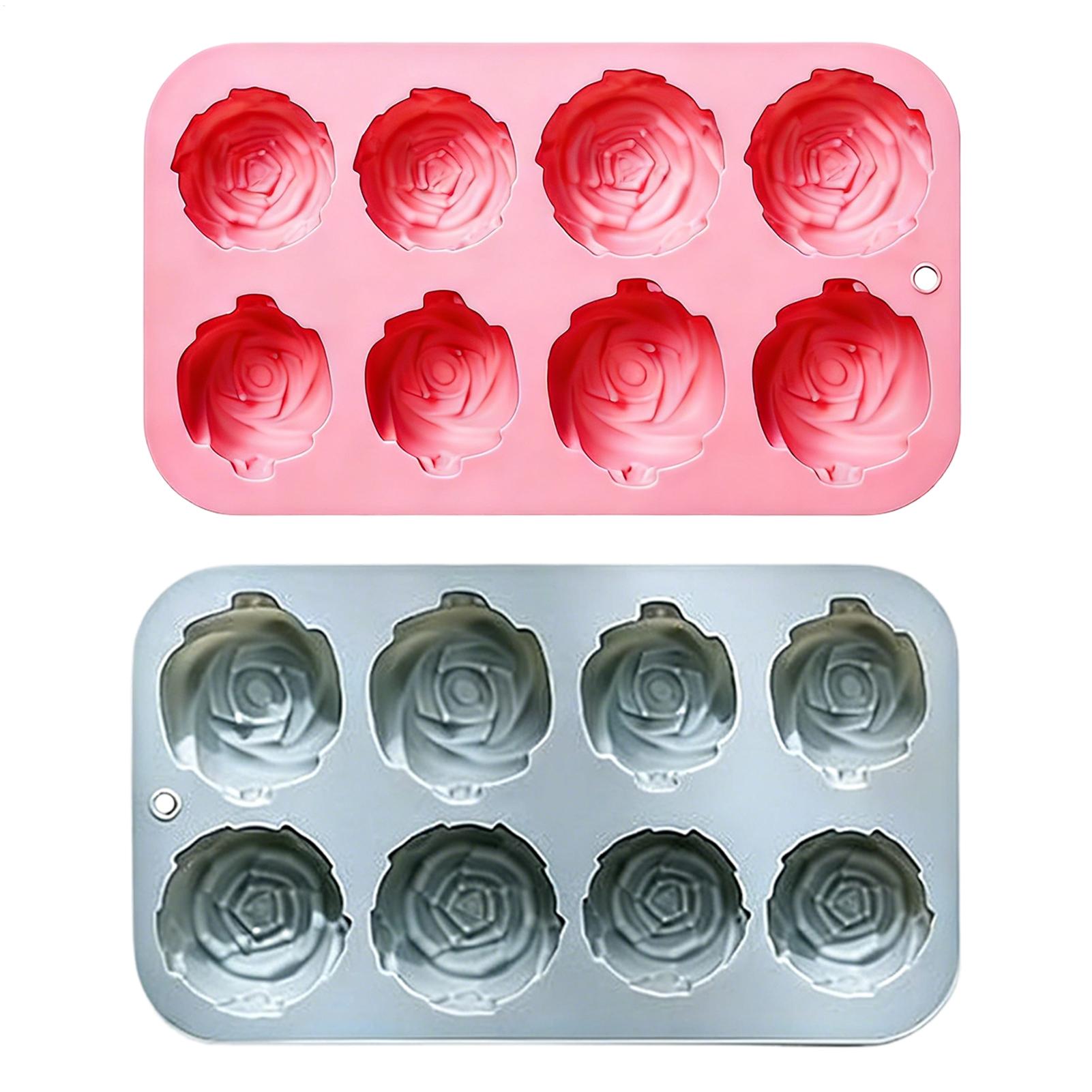 8 Holes Rose Flower Silicone M – Soap Making Accessories recenzja i cena
