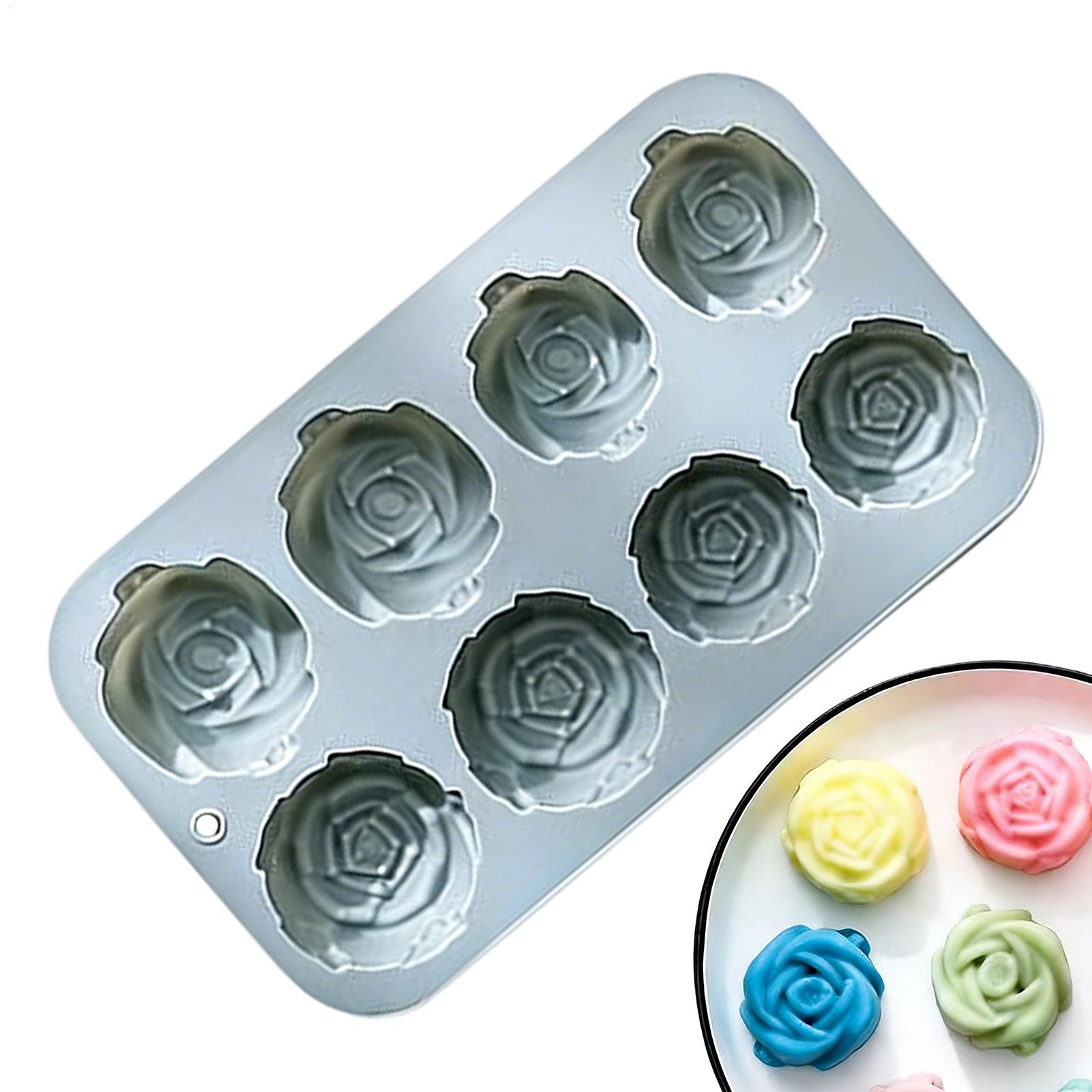 8 Holes Rose Flower Silicone M – Soap Making Accessories recenzja i cena