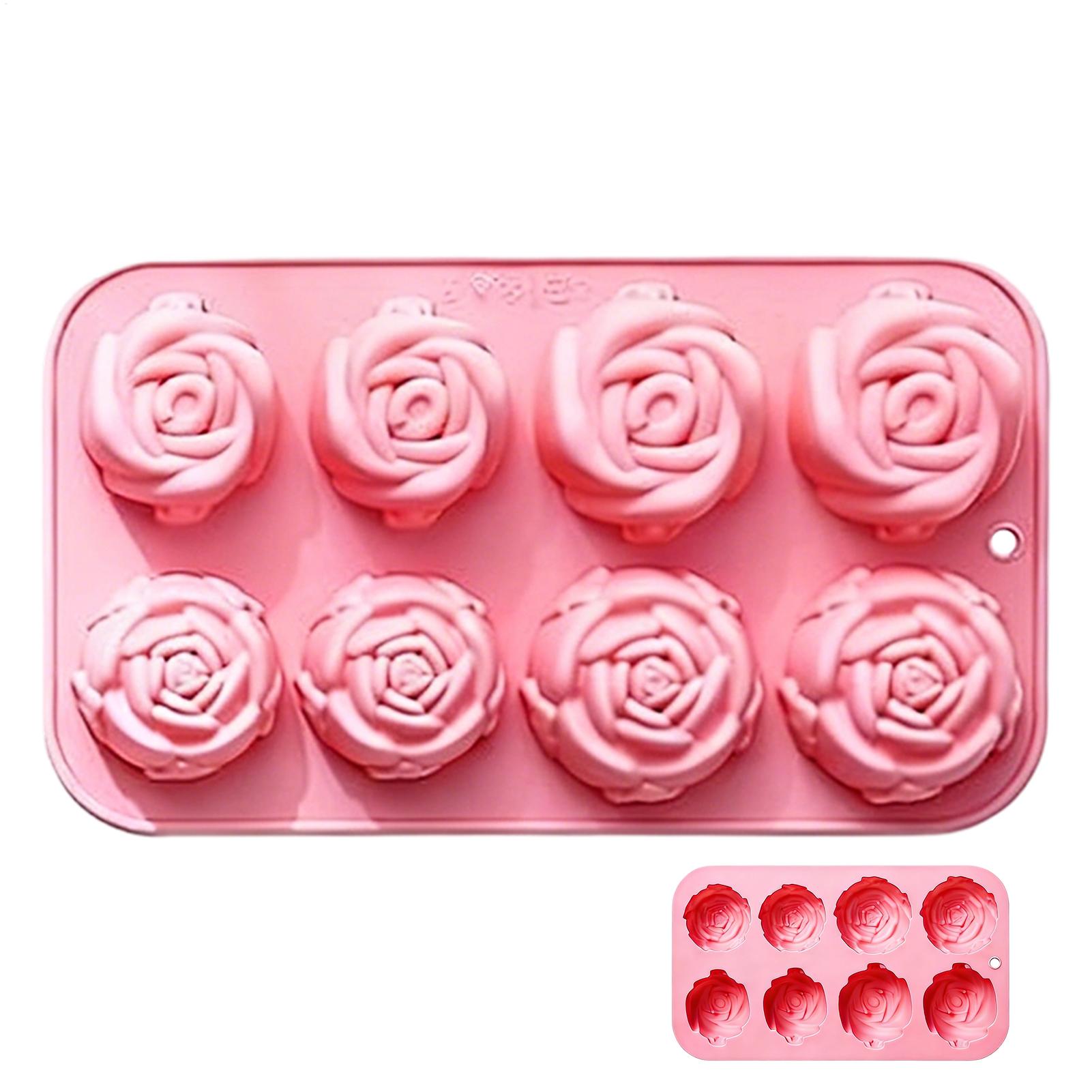 8 Holes Rose Flower Silicone M – Soap Making Accessories recenzja i cena