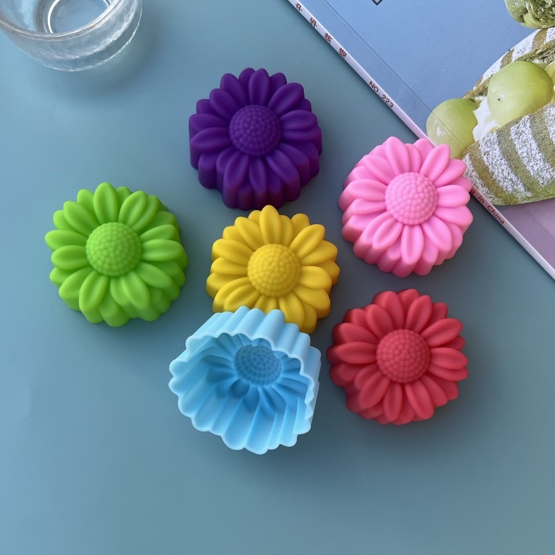 6 Pcs Set Non-Stick Flower Des – Soap Making Workshop recenzja i cena