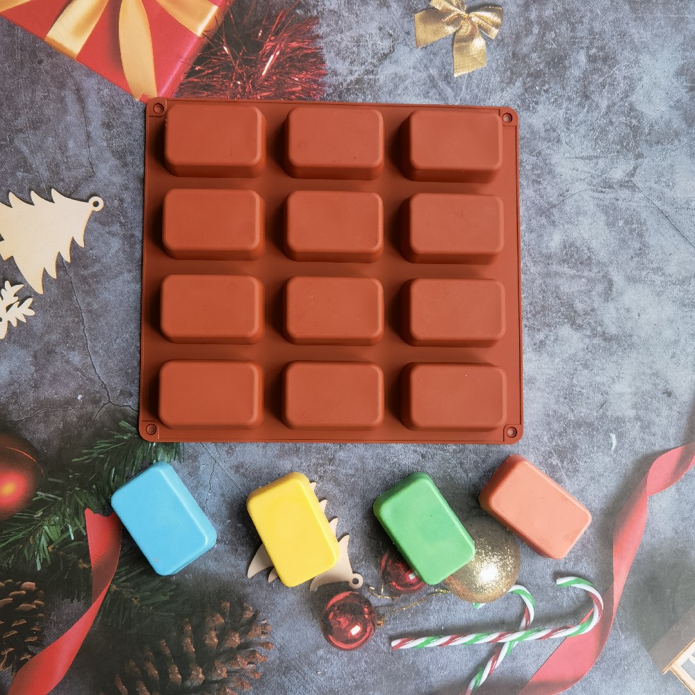 12 Cavity Square Silicone Soap – Soap Making Equipment For Beginners recenzja i cena