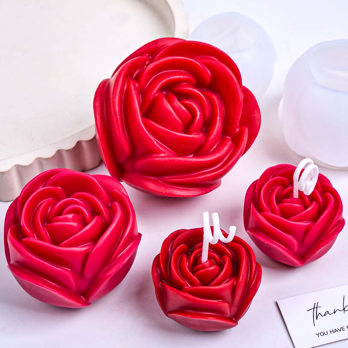 3D Flower Shape Silicone Candl – Soap Making Essentials recenzja i cena