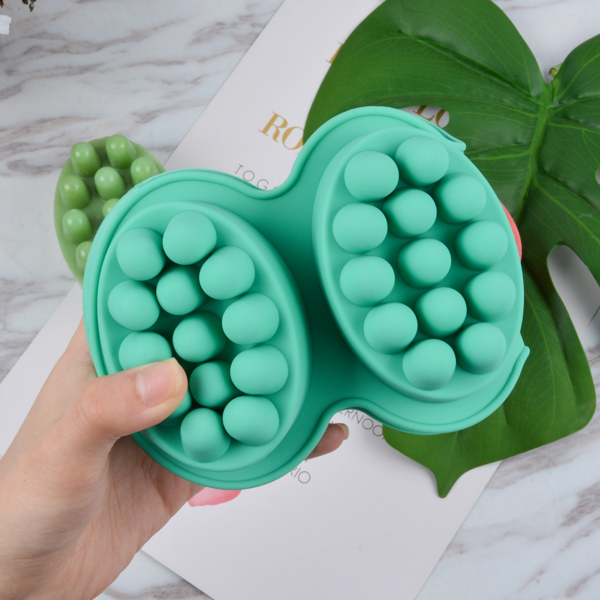 4 Hole Oval Massage Soap Silic – Soap Making Essentials recenzja i cena