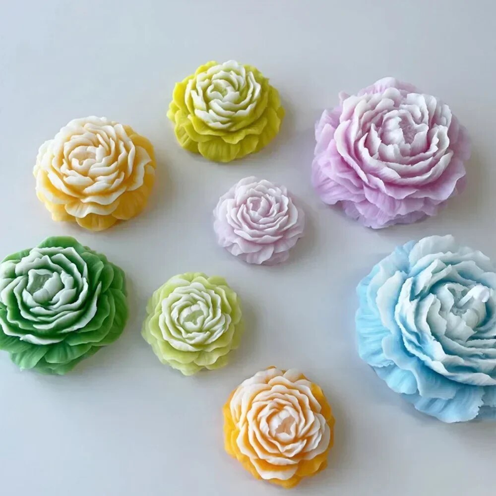 3D Peony Candle Silicone Mold  – Soap Making Equipment For Beginners recenzja i cena
