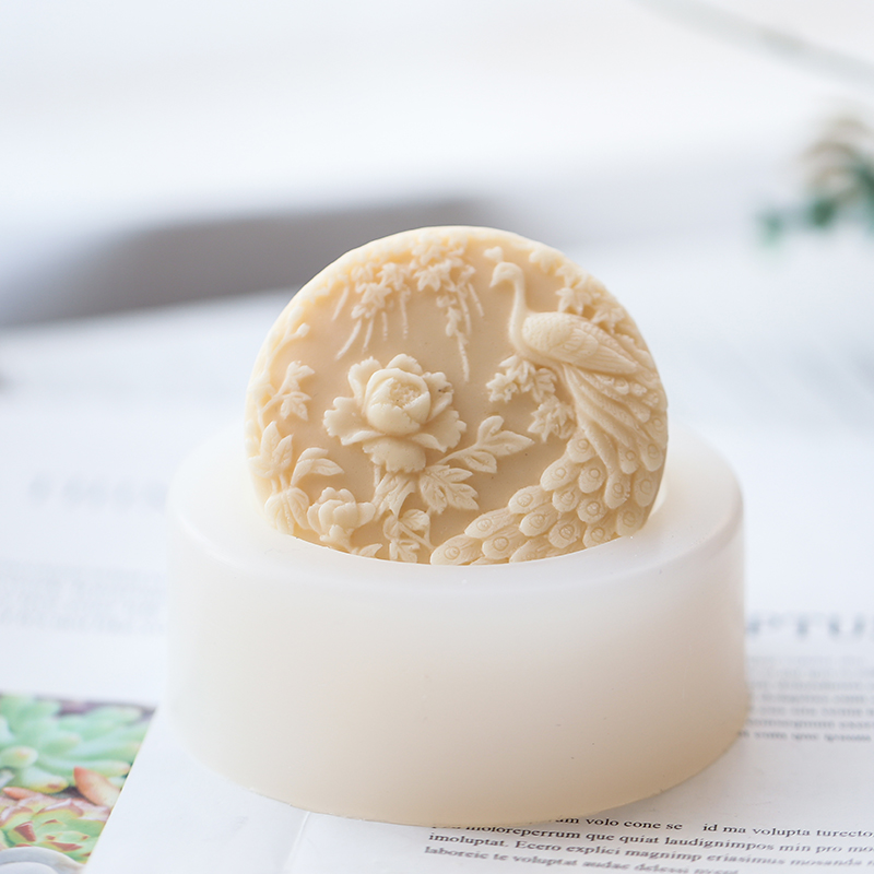 Peacock Flower Pattern Silicon – Soap Making Accessories recenzja i cena