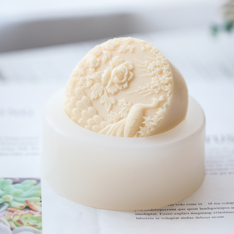 Peacock Flower Pattern Silicon – Soap Making Accessories recenzja i cena