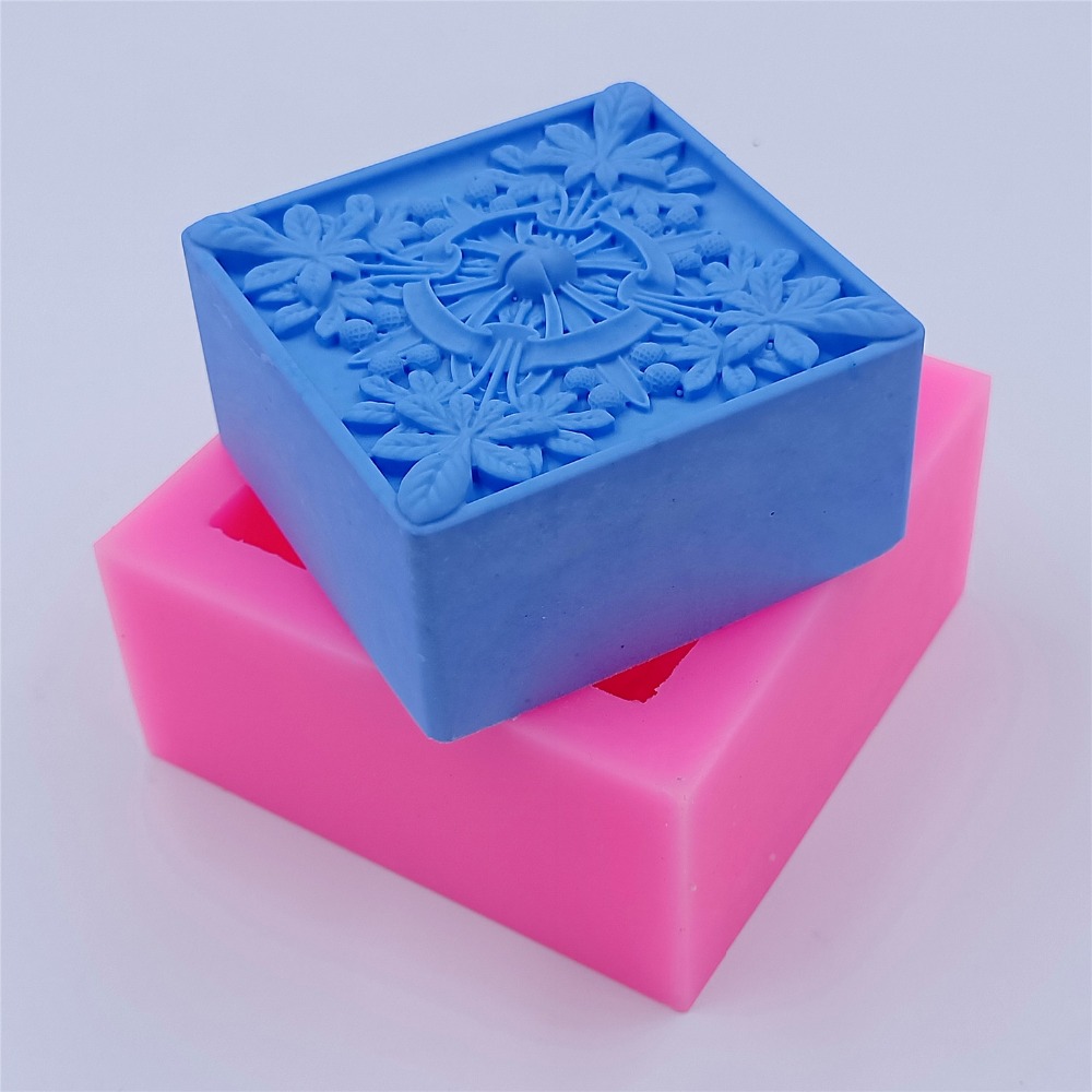 Square Design Soap Molds Flowe – Soap Making Lye recenzja i cena