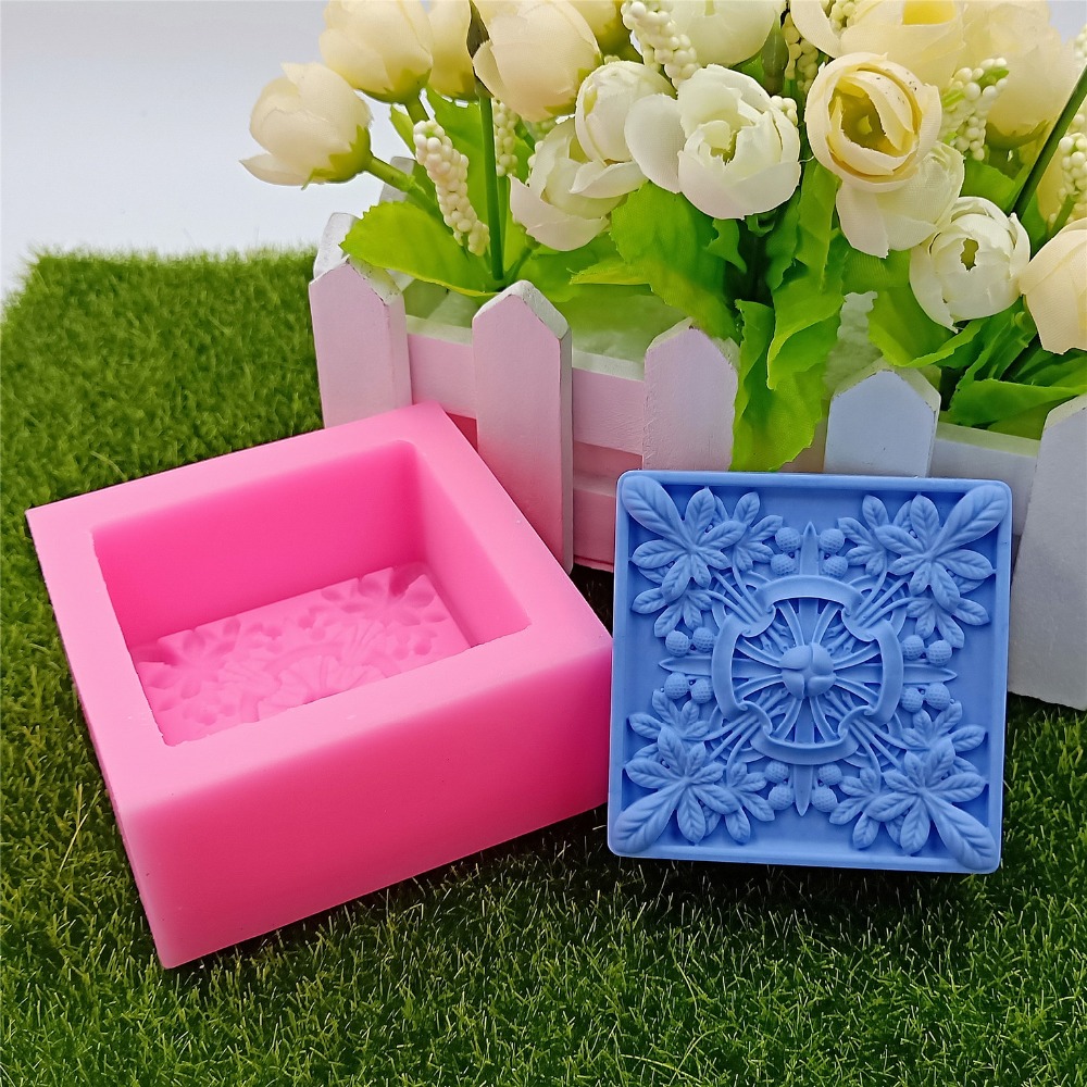 Square Design Soap Molds Flowe – Soap Making Lye recenzja i cena