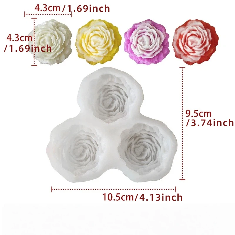 Peony Flower Candle Silicone M – Soap Making Lye recenzja i cena