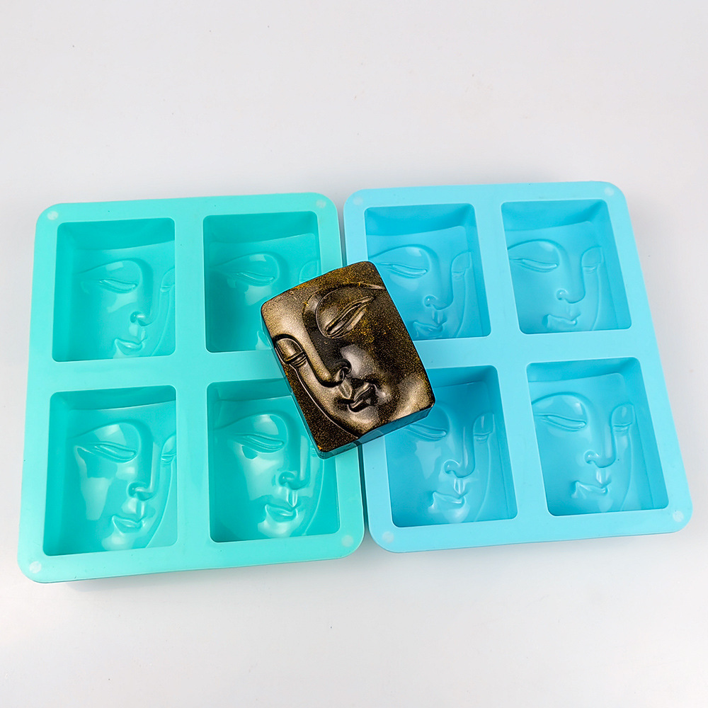 4 Holes Buddha Portrait Soap M – Soap Making Lye recenzja i cena